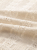 Completo Camicia Cubana Jacquard Floreale e Pantaloni